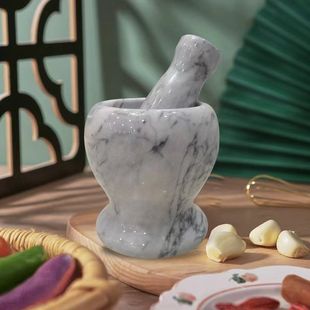 Чесночная ступка, каменная пюре, чесночная ступка, старомодный чесночная ручная шлифовальная бытовая пюре
