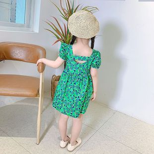 Girls' suit Summer New Female Baby Korean-style Sleeveless Vest Casual Polo Dot Pants Two-piece Set for Foreign Trade