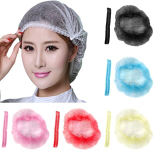 Disposable hat non-woven fabric strip hat dustproof strip cap household cleaning dustproof cap