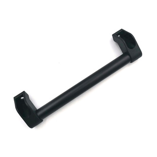 New aluminum alloy round tube oblique seat handle protective door Bevel large handle side installation equipment sliding door armrest