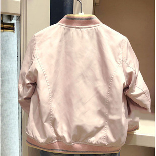 E in stock little bear children's clothing 23 spring and autumn coat middle chase girls' jacket jacket TKJP9 support one-piece delivery