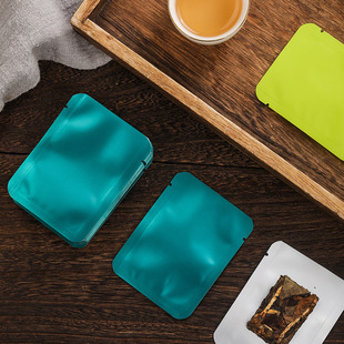 Three-side sealed tea packaging bag tangerine peel Pu'er white tea biscuit tea sub-packaging aluminum foil bag small bubble bag scented tea bag