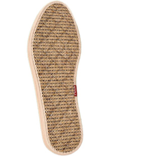 Mugwort Cotton Linen Odor-proof Insoles for Men and Women Linen Breathable Sweat-absorbent Non-slip Sports Thickened Comfortable Hard Bottom Insoles for Summer