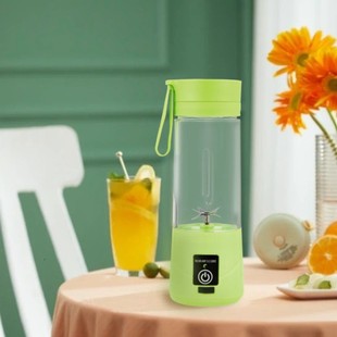 Foreign trade warehouse household small multi-function juice cup 304 stainless steel 6 knife juice cup 50W USB charging cable