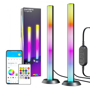 Cross-border direct supply bedside lamp intelligent dimming APP control electric competition desktop atmosphere TV pickup rhythm induction lamp
