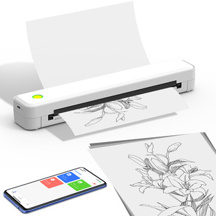 Small Mini Thermal Printer Home Connectable Mobile Phone Printer Portable A4 Printer Cross Border