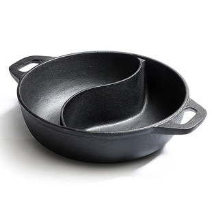 Double-Ear Mandarin Duck Hot Pot Food Grade Pan Integrated Cast Iron Pot for Daily Kitchen Non-Coated Non-Stick Pot