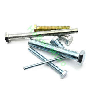 4.8 grade outer hexagon Bolt ordinary galvanized hexagon screw GB30 Bolt lengthened full teeth half teeth screw