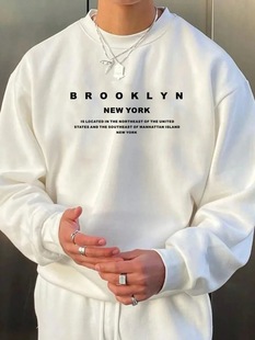 Letter printing Design Man Hoodie Set Tide All Match Sweatsh