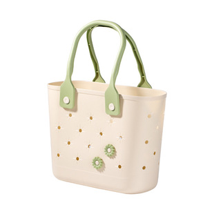 Simple Storage Basket Bathroom Bath Basket Household Portable Hollow Drain Storage Basket Student Dormitory Wash Bath Basket