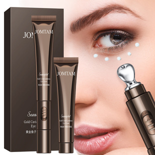 Nine Meitang Gold Electric Caviar Eye Cream (включая сменный пакет) Увлажняющий, увлажняющий и улучшающий крем для глаз с темными кругами
