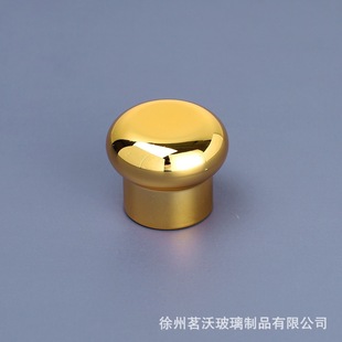 in stock wholesale 15 bayonet glass perfume bottle matching lid 13/15 mouth half round lid mushroom lid weighted lid