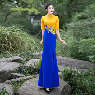 Show Cheongsam новый 2024 осень-зима