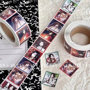 Little Red Riding Book with High Color Value ins Heavenly Palace Blessing Decoration Hand Account Volume Stickers and Paper Tape Children's Stickers