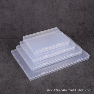Rectangular Transparent 1.7CM Storage Plastic Box Cross-border Packaging Card Sticker Digital Accessories Dustproof Covered Box