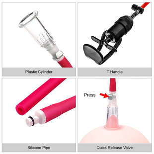 BDSM flirting tools for men and women clitoris inflation puffer nipple corrector vacuum negative pressure facial cupping pump