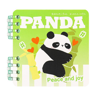 Мини-переплет Panda ручной карманный блокнот