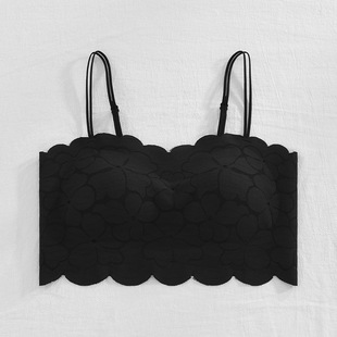 Spring new seamless lace beautiful back underwear women's bra small chest gathered not empty cup inner base strap strap