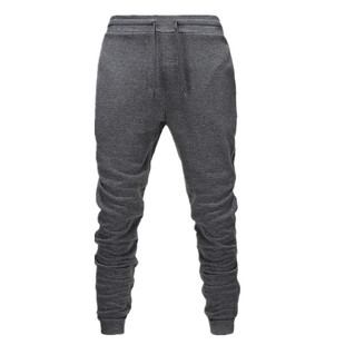 Foreign trade men's and women's trousers 16 color leisure sports autumn and winter trousers solid color men's trousers autumn and winter solid color wholesale black