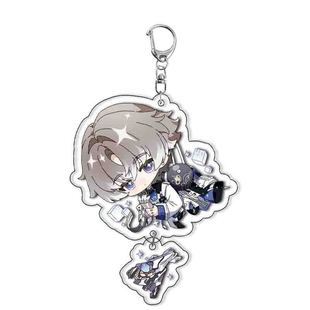 [interlayer] Ming Chao acrylic keychain long away from the branch phase to animation peripheral backpack pendant