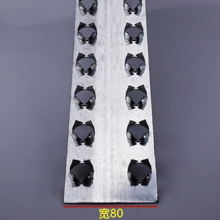 Wooden box splicing strip connecting strip splicing flat and steel side box double row hole buckle link packaging steel belt