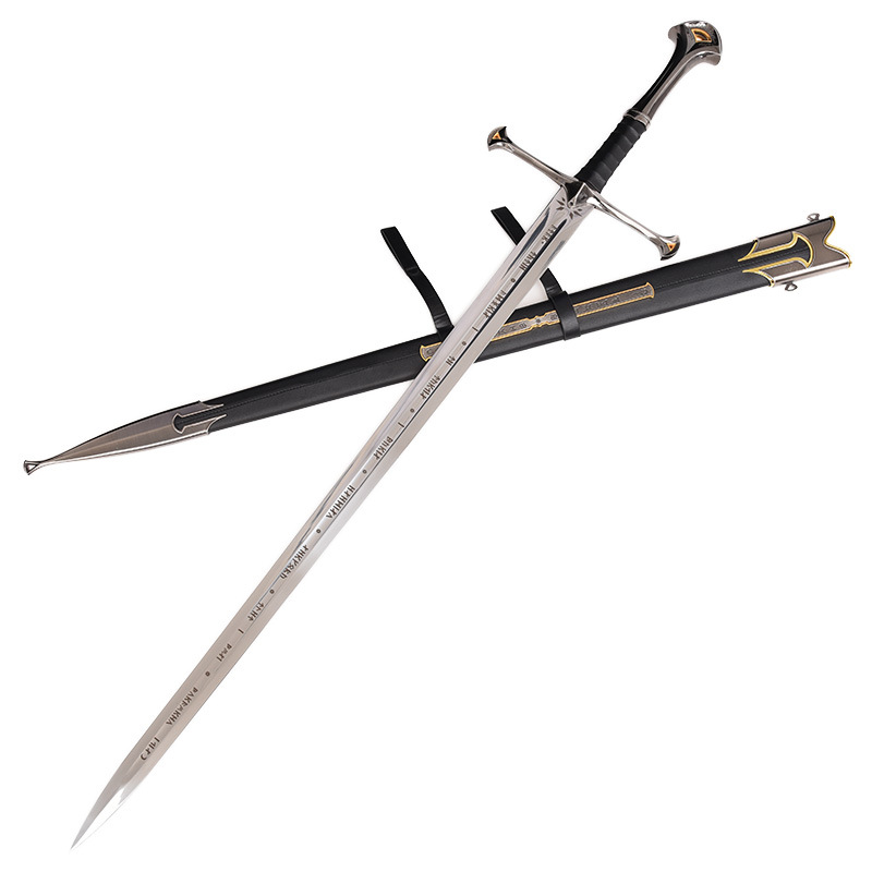 Film and Television Sword Lord of the Rings King Nasier Holy Sword Scripture Edition Aragon European Knight Sword Unopened Wholesale