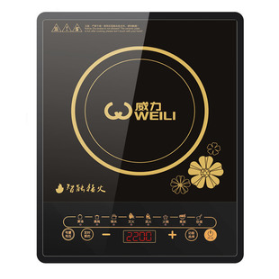 Мощность 2200W Мощная бытовая индукционная плита многофункциональный сенсорный экран