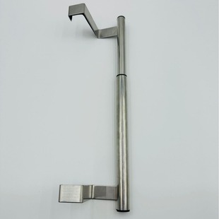 Single Rod Retractable Towel Rack Stainless Steel Cabinet Door Rack Storage Rack Hole Free Bathroom Rack