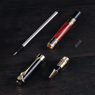 Wood Grain Pen Gel Pen Business Gift Metal Sign Pen Advertising Gift Pen
