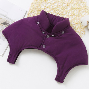 Autumn and winter middle-aged men and women shoulder protection cervical waistcoat moon artifact sleeping cold warm shawl thickened