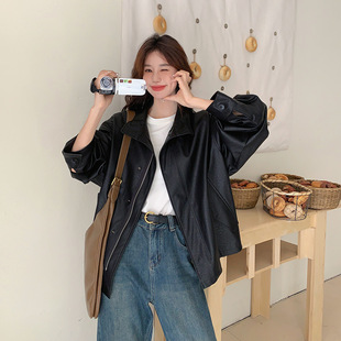 Real shot retro nostalgic atmosphere 2024 spring and autumn new design loose profile oversize stand collar big coat women