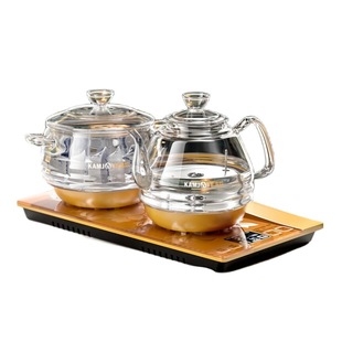 Golden Kitchen H9 Bottom Yongquan Type Sheung Shui Automatic Intelligent Glass Electric Kettle for Tea-making Household Tea Set