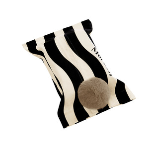 Designer car tissue box light luxury high-grade hanging tissue box bag creative interior decoration supplies