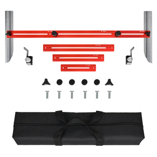 Stair Tread Gauge Aluminum Alloy Stair Measuring Ruler Stair Decoration Tool with Lock Stair Ruler