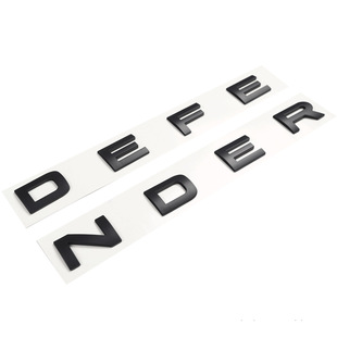 Применимо к 20-22 Land Rover DEFENDER Обложка Письмо Этикетка DEFENDER Капот Автомобильная наклейка Темный хвост Этикетка Модификация