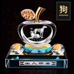 Автомобиль Apple Zodiac Crystal Автомобильный держатель для парфюмерии Высококачественный Подарочный центр Украшения для консоли Товары для украшения интерьера автомобиля