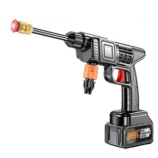 Household multi-function car wash water gun car wash high pressure spray water grab washing with pipe wireless car wash water grab high pressure water grab