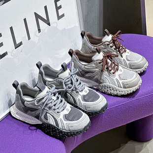 Inner Height Women's 2025 Spring Explosions New Style Small Thick-soled Torre Shoes Fashion All-match Casual sneaker Women