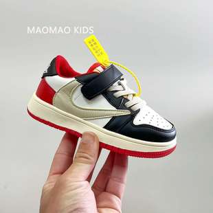Кроссовки для детей 2024 Весна AJ1 Lightning с перевернутой весной кроссовки для мальчиков