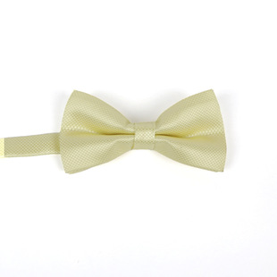 Fashion men's knot-free bow tie 2024 new lazy simple polyester tie wholesale