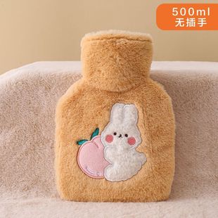 Water injection hot water bag flushing hot water bag women's explosion-proof hot compress belly warming big small size students filling water hand warmers feet warming