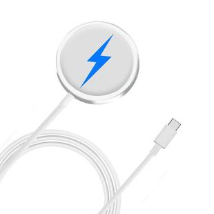 JKTK Магнитное всасывание прозрачное magsafe беспроводное зарядное устройство 15W быстрая зарядка для iphone15 магнитное всасывание беспроводное зарядное устройство