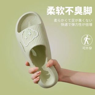One-piece delivery bear slippers summer home men's and women's indoor home home sandals wholesale cute couple slippers