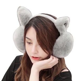 Winter Warm Earmuffs Female Korean-style Cute Student Earmuffs Winter Earmuffs Plush Earmuffs Foldable Earmuffs