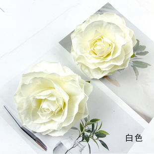 Vintage Monroe Rose Head Snowflake Cloth Fake Flower DIY Handmade Clothing Costume Material Home Photography Small Ornaments