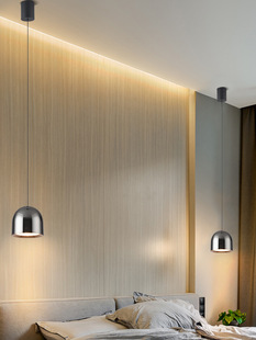 Nordic Creative Living Room Background Wall Lighting ins Internet Celebrity Restaurant Bar Bedroom Bedside Lifting Adjustable Chandelier