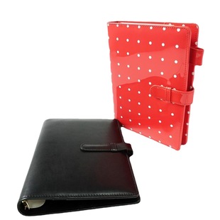 A5 Notebook Loose-Leaf High-End Leather Mirror Laser Pattern Notebook Patent Leather Card Book Glossy Pu Card Book