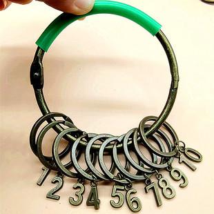 DIY цифровой брелок для ключей утолщение брелок брелок брелок брелок canding склад отель арендодатель управление классификацией ключей