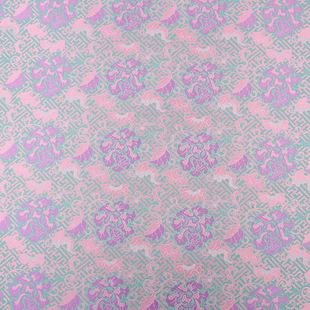 Spring and Summer in stock Modern Plant Flower Imitation Song Brocade Jacquard Fabric New Chinese Fashion Cheongsam Clothing Fabric