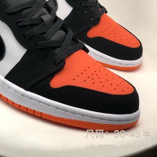 Putian Shoes Qiao Yichun Original aj1 Low-top Board Shoes Black and Red Lightning Barb Toe 5.0 Black and White Panda Basketball Shoes